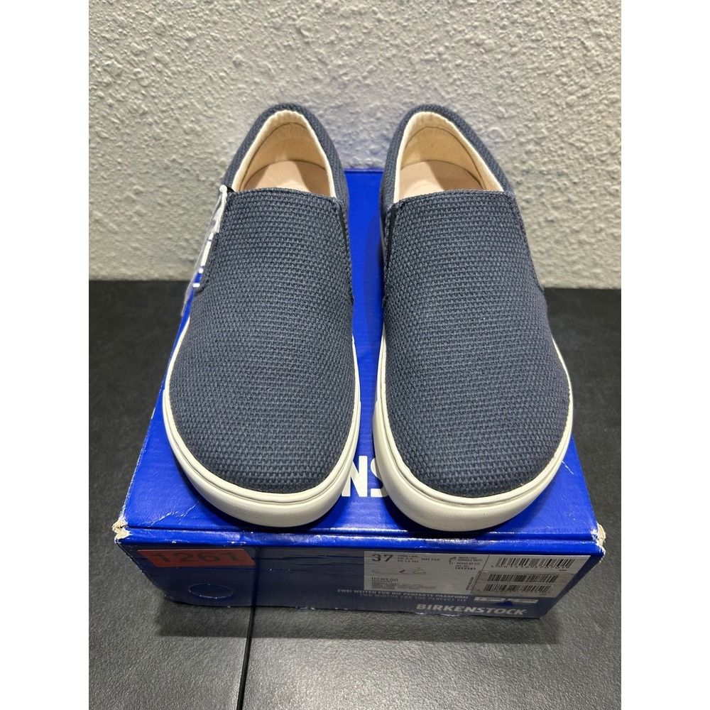 Birkenstock Oswego Textile Midnight Blue EU 37 US L6 M4‎ Womens